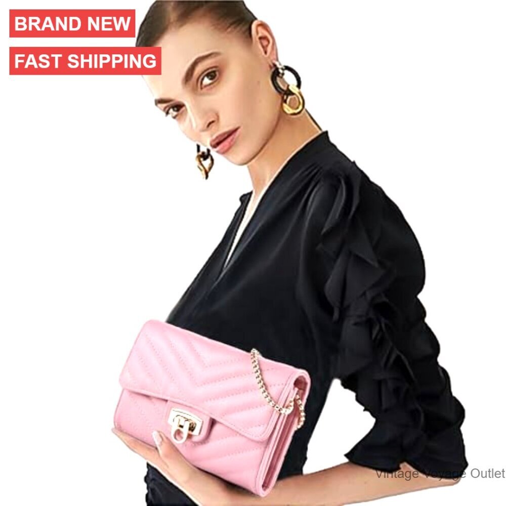 Small Crossbody Bag with Phone & Wallet Compartments, Adjustable Strap - Picture 5 of 7